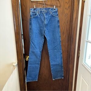 Vintage Wrangler Straight Blue Jeans